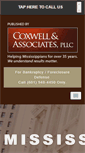 Mobile Screenshot of blog.coxwelllaw.com